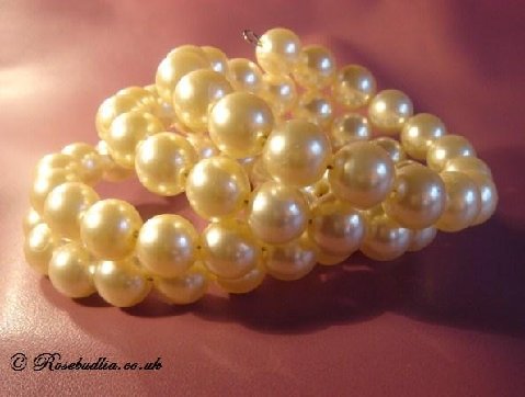 Faux Pearls Bracelet