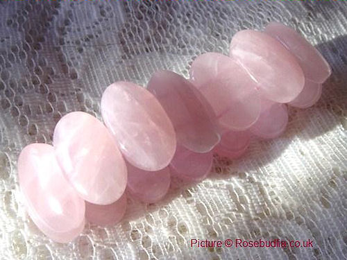 Rose Quartz elasticated bracelet